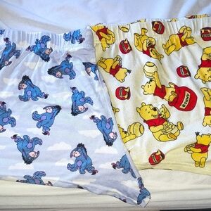 Disney Pooh And Eeyore Pajama Shorts